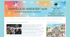 Desktop Screenshot of danvillesummerfest.com